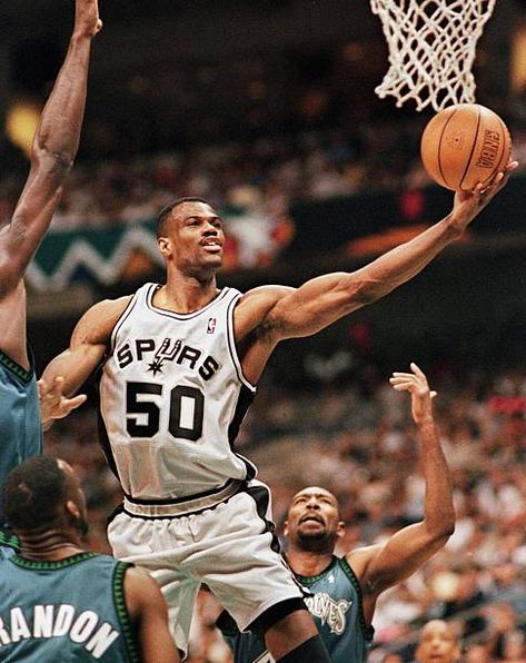 David Robinson Basketball Player Pictures and Photos George Gervin, Karl Malone, Nba Basketball Art, Nba Miami Heat, David Robinson, Nba Outfit, Basketball History, Basketball Art, Sport Icon