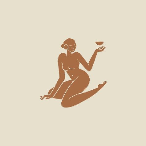 Woman Symbol Logo, Hera Symbol, Greek Woman Art, Greek Goddess Illustration, Greek Branding, Greek Goddess Hera, Goddess Illustration, Greek Symbols, Goddess Design