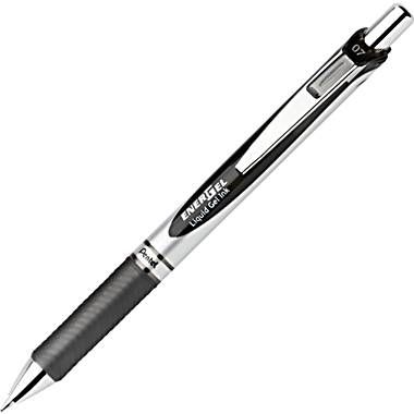 Pentel® EnerGel® Deluxe RTX Retractable Liquid Gel-Ink Pens Pentel Energel, Roller Pen, Pen Store, Liquid Ink, Writing Supplies, Black Set, Rollerball Pen, Writing Tools, Ink Cartridge