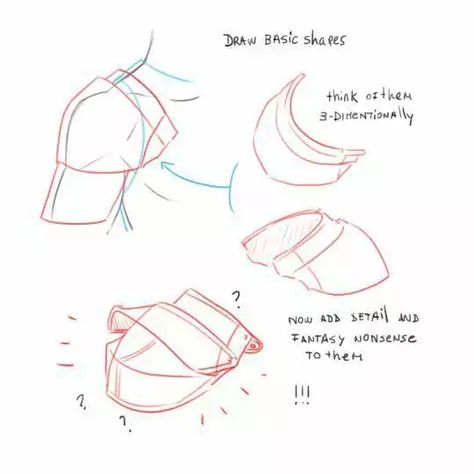 Ya'll want... sum armor? - Imgur Shoulder Armor Drawing Reference, Shoulder Armor Drawing, How To Make Armor, How To Draw Armour, Armour Drawing Reference, Fantasy Shoulder Armor, How To Draw Armor, Armor Drawing Reference, Armour Drawing