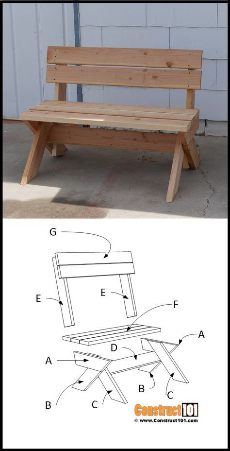 Wooden Bench Plans, Pallet Bank, Outdoor Chairs Diy, Outdoor Bench Plans, Wood Bench Plans, Diy Wood Bench, Diy Bench Outdoor, Diy Outdoor Furniture Plans, Woodworking Furniture Plans