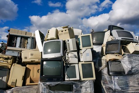 The Deathly Effects of E-Waste | Earth911.com Old Tech, Plastic Problems, E Waste Recycling, Electronic Waste, E Waste, Environmental Problem, Old Technology, Waste Collection, Recycling Center