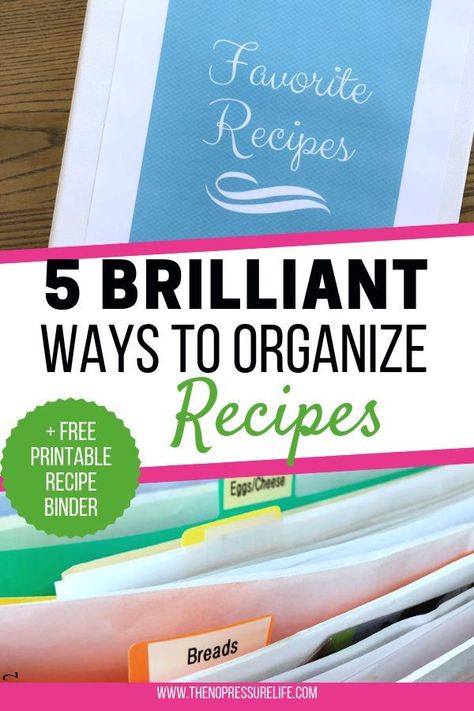 Recipe Binder Ideas, Recipe Organization Ideas, Recipe Organization Binder, Recipe Binder Printables, Organize Recipes, Diy Declutter, Diy Cookbook, Wine Magazine, Bathroom Organization Diy