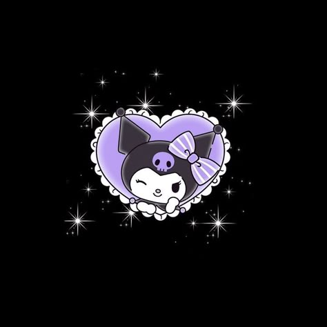 Kuromi Phone Theme, Kuromi Icon, Kuromi Wallpaper, Phone Icons, Phone Theme, Black And Purple, Purple Aesthetic, My Melody, Home Screen