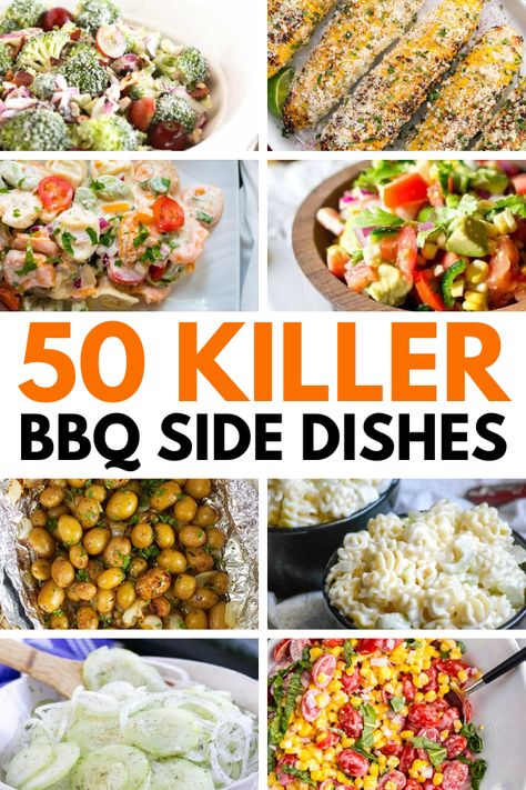 Sides To Take To A Bbq, Good Bbq Side Dishes, Bbq Dinner Ideas Sides, Bbq Food Sides, Pulled Pork Side Dishes Parties, Sides With Bbq Pork, Bbq Sandwich Sides, Bbq Pork Side Dishes, Vegetable Sides For Bbq