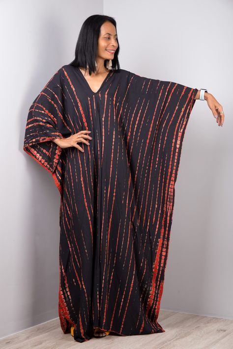 Kaftans Dresses Modern, Resort Kaftan, Black Caftan, Beach Dress Long, Tie Dye Kaftan, Shibori Dress, Plus Size Kaftan, Summer Kaftan, Long Black Maxi Dress