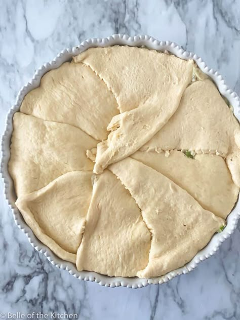 Pot Pie Recipe Easy, Turkey Pot Pie Recipe, Crescent Roll Crust, Recipes For Families, Croissant Roll, Leftover Chicken Breast, Turkey Pot, Baked Ziti Recipe, Turkey Pot Pie