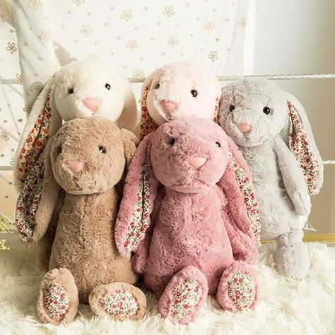 Jellycat Bunny, Jellycat Stuffed Animals, Cute Bunnies, Bunny Soft Toy, Handmade Stuffed Animals, Easter Bunny Plush, Rabbit Baby, Bunny Rabbits, Easter Bunnies