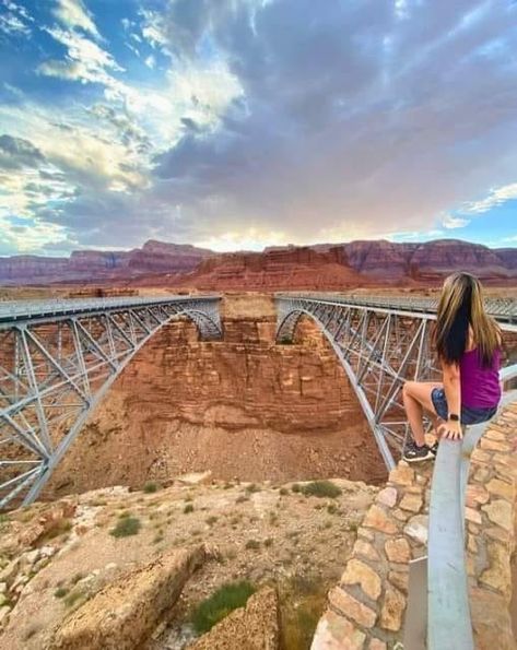 Marble Canyon, Vantage Point, Colorado River, Red Rock, Us Travel, Arizona, Colorado, Places To Visit, Bridge