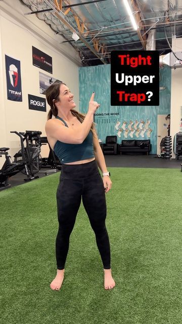 Overactive Upper Traps, Upper Traps Exercises, Upper Traps Workout, Lower Trap Exercises, Traps Muscle, Thoracic Spine Mobility, Traps Workout, Text Neck, Active Recovery