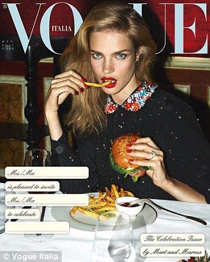 Natalia Vodianova by Mert & Marcus for Vogue Italia December 2017 Cover Alas Marcus Piggott, Mert And Marcus, Patti Hansen, Catherine Mcneil, Art Partner, Food Photoshoot, Vogue Magazine Covers, Natasha Poly, Anja Rubik