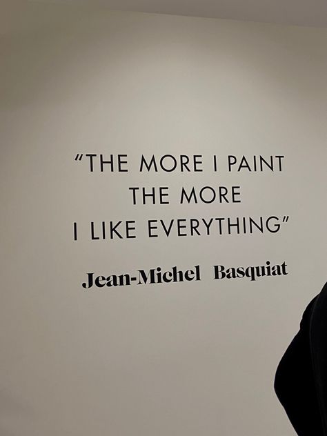 #michelbasquiat #quote #art #museum #basquiat Basquiat Aesthetic, Basquiat Quotes, Jean Basquiat, Jm Basquiat, Michel Basquiat, Art Quotes Inspirational, Billie Holiday, Jean Michel Basquiat, Aesthetic Things