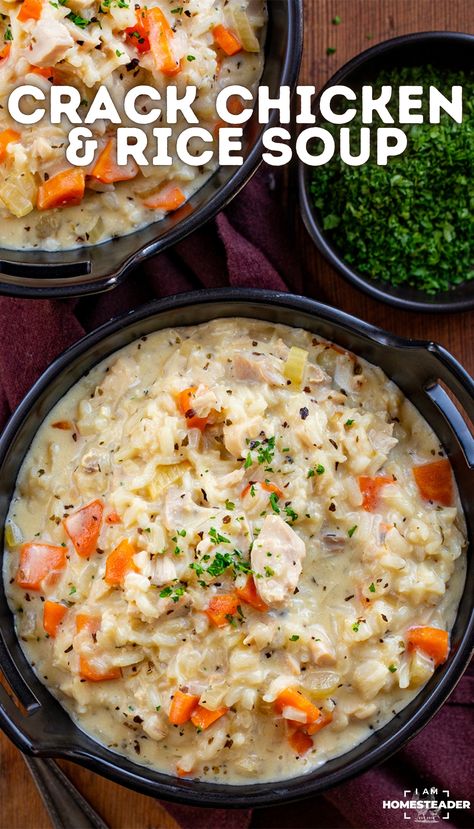 Leftover Chicken And Rice Soup, Slow Cooker Creamy Chicken And Rice Soup, Best Chicken Rice Soup Recipe, Cheesy Chicken And Rice Soup, Easy Creamy Chicken And Rice Soup, Portuguese Chicken And Rice Soup, Soup With Leftover Rice, Chicken And Rice Vegetable Soup, Rotisserie Chicken Rice Soup