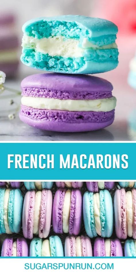 Easy Macaroons For Beginners, French Macaron Recipe, French Macaroon Recipes, Making Macarons, Bridgerton Party, Sugar Spun Run, Macaron Recipes, French Macarons Recipe, French Baking