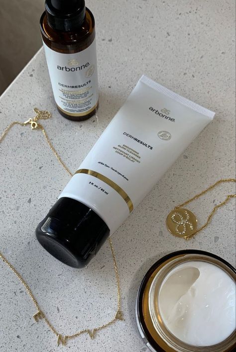 Various arbonne skincare products laid out on a counter. Arbonne Photography, Arbonne Aesthetic, Arbonne Skincare, Arbonne Skin Care, Arbonne Products, Vision 2023, Arbonne Consultant, Sporty Mom, Bar Aesthetic