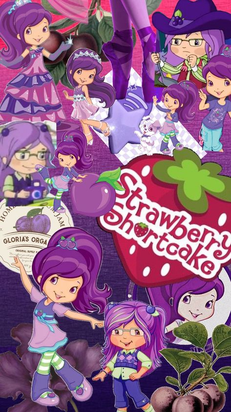 Plum pudding 💜 #strawberryshortcake #plumpudding Plum Pudding Aesthetic, Plum Pudding Strawberry Shortcake, Grape Wallpaper, Aurora Aesthetic, Strawberry Shortcake Characters, Plum Pudding, Themed Birthday Cakes, Frog Art, Preppy Wallpaper