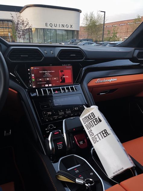 Lamborghini Urus Interior Aesthetic, Lamborghini Huracan Interior, Urus Interior, Lamborghini Urus Interior, Boxed Water, Lamborghini Interior, Mens Luxury Lifestyle, Mercedes Suv, Low Exposure