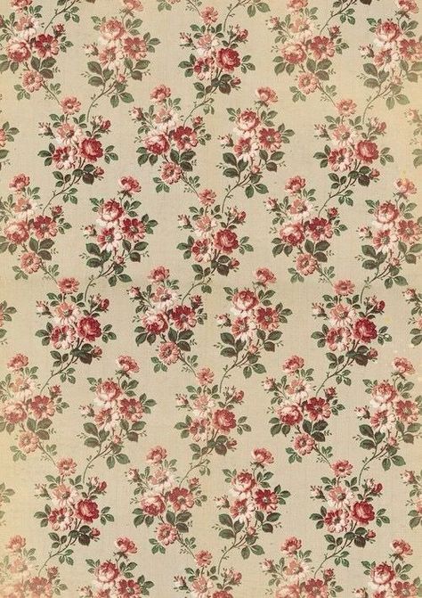 Stary Papier, Vintage Wallpaper Patterns, Doll House Wallpaper, Collage Kunst, Antique Wallpaper, Victorian Wallpaper, Vintage Flowers Wallpaper, Diy Doll Miniatures, Cute Patterns Wallpaper