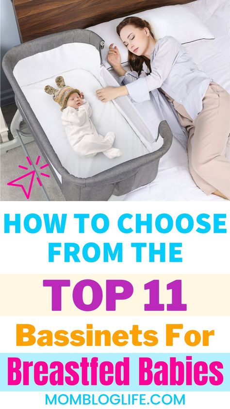 Learn how to choose from the top 11 bassinets for breastfed babies. If you are a new mom, you may be wondering which bassinet to buy for your little one. We will also talk about the benefits of using a bassinet for nursing babies and why it is important to choose a model specifically designed for this purpose. Best Bassinets For Newborns 2023, Best Bassinets For Newborns, Bassinets For Baby, Baby Basinets, Halo Bassinet Swivel Sleeper, Co Sleeper Bassinet, Best Bassinet, Travel Bassinet, Bedside Bassinet