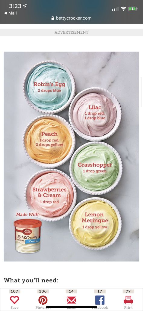 Pastel colors using white icing and food coloring Peach Food, Color Frosting, Easter Candy Recipes, Rum Drinks Recipes, Icing Recipes, Frosting Colors, Coloured Icing, Cake Hacks, Peach Cake