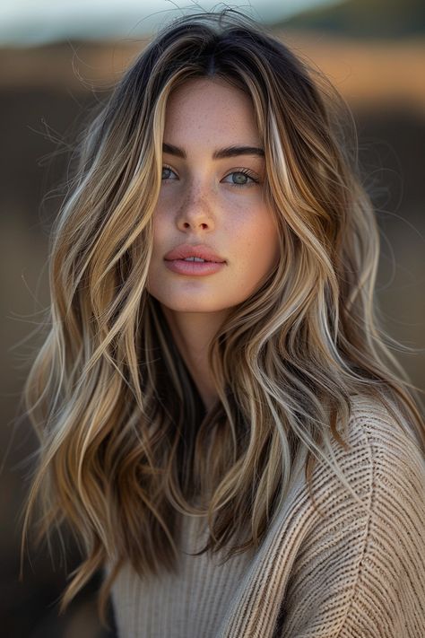 31 Best Brunette Summer Hair Color Ideas To Try Brunette Summer Hair Color, Summer Hair Color Ideas, Rambut Brunette, Fall Blonde Hair, Blonde Hair Transformations, Dirty Blonde Hair, Long Hair With Bangs, Hair Color And Cut, Summer Hair Color