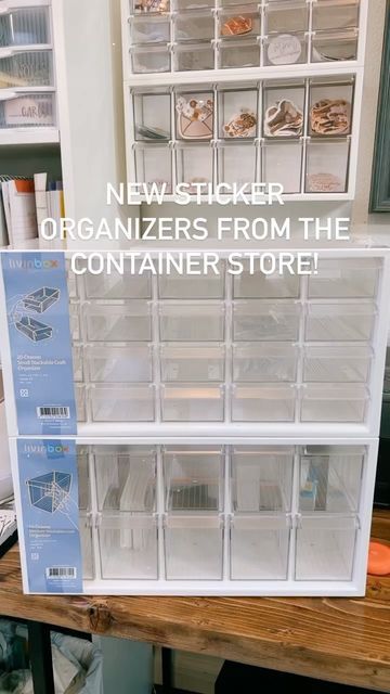 Shipping Center Organization, Sticker Business Storage, Sticker Shop Organization, Sticker Organization Storage, Sticker Container, Stationary Organisation, Sticker Organizer, Muji Store, Small Business Office