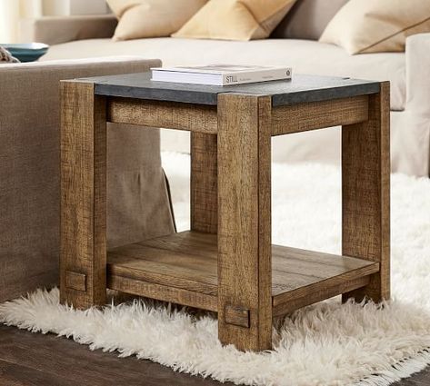 end table | Pottery Barn Nesting End Tables, Outdoor Cushion Covers, Metal Side Table, Kiln Dried Wood, Rectangular Coffee Table, Free Interior Design, Pottery Barn Kids, Small Furniture, Interior Design Services