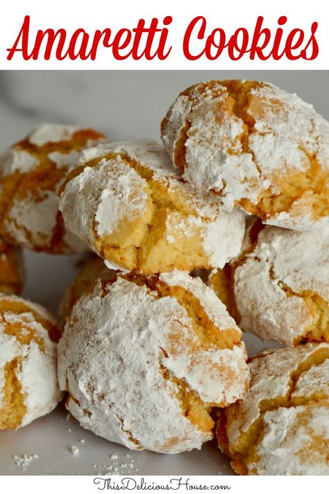 Amaretti Cookie recipe using Amaretto Liqueur and almond flour. This traditional Italian cookie is crunchy on the outside and chewy on the inside. #amaretticookies #italiancookie Soft Amaretti Cookies Recipe, Amaretti Cookies Recipe, Soft Amaretti Cookies, Amaretti Cookie Recipe, Italian Cookie, Amaretti Cookies, Cake Recipes For Kids, Birthday Cake Recipe, Italian Cookies