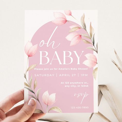 Oh Baby, it's a girl! 🩷 Who is due with a little princess this year?! Tell us your due date 🌸 #babygirlshower #babysprinkleideas #babyshowers #itsagirl #babyshowerinvitations Baby Shower Invitations Girl, Girl Baby Shower Invitations, Baby Girl Shower Invitations, Baby Shower Invitation Girl, Blush Pink Flowers, A Little Princess, Stationary Gifts, Floral Baby Shower Invitations