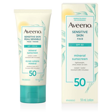 Aveeno Sunscreen, Sunscreen For Sensitive Skin, Skin Tightening Cream, Dry Skin On Face, Daily Sunscreen, Sunscreen Stick, Chemical Sunscreen, Facial Sunscreen, Sunscreen Spf 50