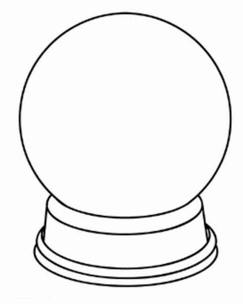 Snowglobe Coloring Pages - Best Coloring Pages For Kids Christmas Classroom, Winter Magic, Christmas Drawing, Winter Art, Christmas Coloring Pages, Christmas Crafts For Kids, Winter Crafts, Snow Globe, Christmas Activities