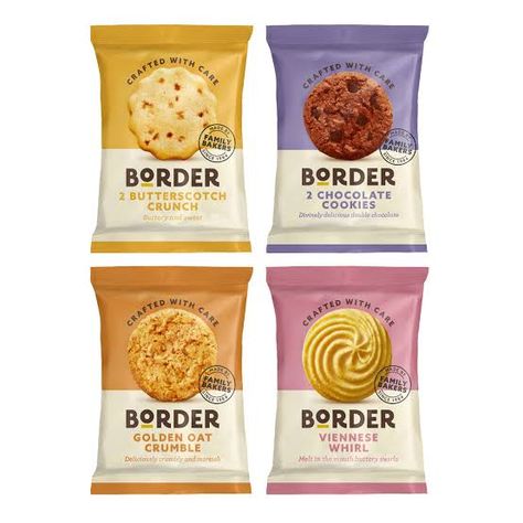 Cookies Packaging Ideas, Cookies Packaging Design, Viennese Whirls, Border Biscuits, Clipper Tea, Biscuit Packaging, Biscuits Packaging, Cookie Craft, Oat Crumble