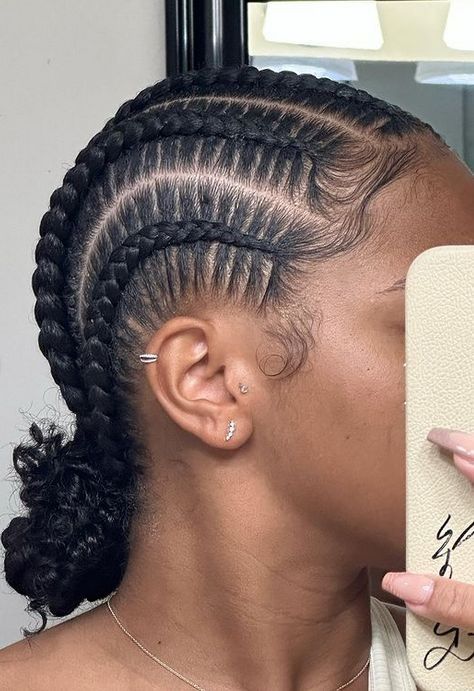 BRAIDED BALD HEAD IDEAS - julsweek Bun For Black Women, Cornrow Hairstyle, Corn Rows, Cornrows Braids For Black Women, Black Hairstyle, Protective Hairstyles For Natural Hair, Hair Color Caramel, Braided Bun Hairstyles, Cute Box Braids Hairstyles