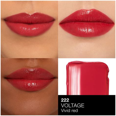 Glide on a mirror-like glaze with the NARS Afterglow Lipstick, a colour-meets-care formula that lays down high-shine, buildable coverage for up to eight hours.Infused with the brand’s Monoï Hydrating Complex, a blend of coconut oil, gardenia tahitensis extract and squalene, the lipstick nourishes and hydrates the delicate skin to support a softer, smoother and more supple finish. Lightweight and non-sticky, discover a multi-dimensional lustre in a variety of nude, berry-pink and red hues to suit Nars Lip, Shine Lipstick, Hydrating Lipstick, Lip Shine, Lip Hydration, Scalp Care, Clean Skincare, Dry Lips, High Voltage