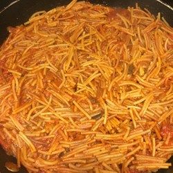 This fideo recipe was given to me by my mother in-law. Fideo pasta is toasted, then simmered in a tomato sauce seasoned with cumin and chili powder. It goes great with any meat dish including carne asada.  I use this recipe in place of rice as my side dish. Pasta Mexicana, Fideo Recipe, Vermicelli Recipes, Authentic Mexican Recipes, Mexican Side Dishes, Meat Dish, Mexican Soup, Mexican Foods, Street Tacos