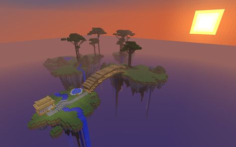 I was thinking I could add little floating islands to my world (: Minecraft Floating Island, Minecraft Floating, Floating Fortress, Island Minecraft, Minecraft Wall Designs, Minecraft Bridge, Minecraft Rp, Minecraft W, Floating Islands