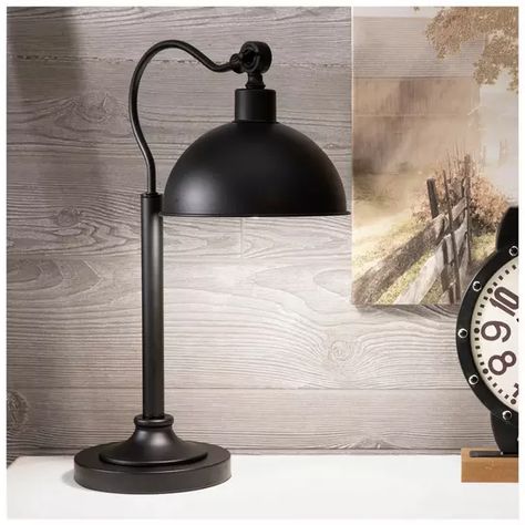 Modern Farmhouse Lamps, Home Office Decor For Men, Architect Table, Small Desk Lamp, Cubicle Decor Office, Battery Lamp, Masculine Decor, Desk Lamp Office, Industrial Desk Lamp