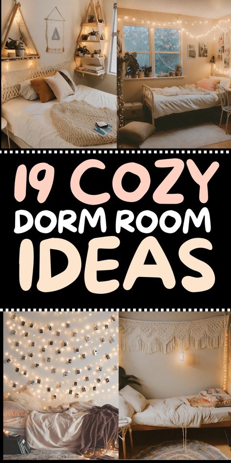 19 Cozy Dorm Room Ideas - Tiwala Lifestyle Dorm Room Theme Ideas, Contemporary Dorm Room, Cozy Dorm Room Ideas, Dorm Rooms Decorating, Decorating Dorm, Dorm Room Themes, Dorm Room Decorating Ideas, Cozy Dorm, Room Decor Dorm