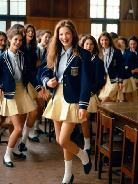 preppy style Old Preppy Vs New Preppy, 90s School Uniform, 2000s Girl Aesthetic, Preppy School Uniform, Prep School Uniform, Xmas Fits, Clothes Old Money, School Uniform Design, Old Money Women