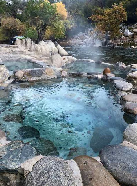 Glen Ivy Hot Springs, Deep Creek Hot Springs, California Hot Springs, Natural Hot Springs, Desert Hot Springs, Piscina Natural, Mammoth Lakes, California Travel Road Trips, Miguel Angel