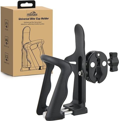 Amazon.com: Frokom Motorcycle Cup Holder, Adjustable Bike Water Bottle Holder Universal Size 1.95”- 2.75” Handlebar Bike Bottle Cage, Water Bottle Holder for Motorcycle,Bicycle, Baby Stroller,ATV/UTV,Wheelchair : Home & Kitchen Motorcycle Cup Holder, Bike Water Bottle Holder, Bike Water Bottle, Water Bottle Holder, Water Bottle Holders, Baby Stroller, Bottle Holder, Bottle Holders, Wheelchair