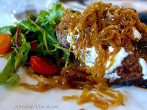 Kick your Rib-Eye Steaks up a notch with this Carmelized Onion Jam! Caramelized Onion Jam, Horseradish Cream Sauce, Dairy Free Appetizers, Barbecue Pork Ribs, Bourbon Recipes, Balsamic Onions, Carmelized Onions, Bacon Potato Salad, Onion Jam