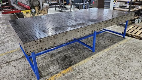 You have the whole weekend to build something on this table. What are you building? #welder #madeinusa #welding #weldtables #fabrication #weldtable #weld #fabricator Rib Skeleton, Fabrication Table, Welding Bench, Workbench Plan, Welding Table Diy, Table Saw Workbench, Folding Workbench, Welding Tables, Welding Cart