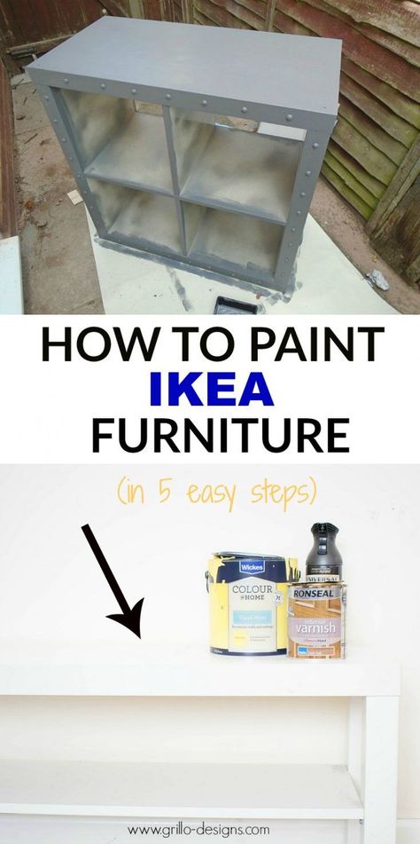 IKEA furniture can be tricky to paint at times, but if done the right way, can make such a huge difference! Here are my steps on how to paint IKEA furniture. Paint Ikea Furniture, Painting Ikea Furniture, Hacks Ikea, Ikea Hack Ideas, Ikea Furniture Hacks, Diy Ikea Hacks, Ikea Hackers, Diy Sofa, Furniture Hacks