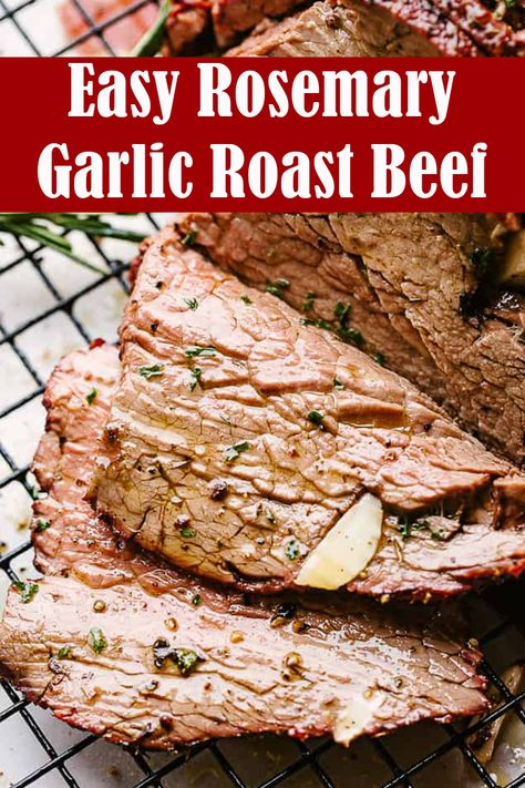 Roast Beef Recipes Oven, Garlic Roast Beef, Easy Roast Beef Recipe, Easy Roast Beef, Corned Beef Recipes Crock Pot, Crockpot Cabbage Recipes, Garlic Roast, Roast Beef Recipe, Methi Recipes