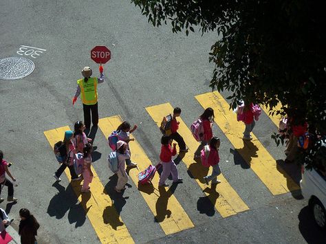 Pedestrian Safety | Center for Childhood Safety Crossing Street Photography, Safety Topics, Pedestrian Safety, Safety Awareness, School Safety, Construction Zone, School Administration, Take Two, Public School