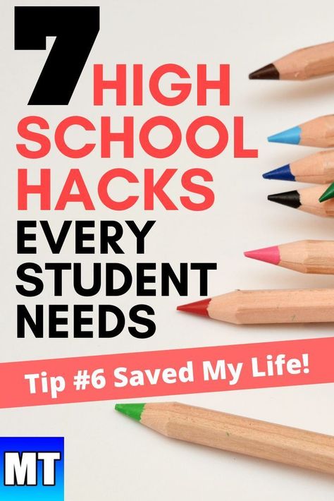 Freshman Year Tips, High School Hacks Freshman Year, Freshman Year High School, School Life Hacks, Teen Tips, College Resources, Tips For Teens, Highschool Freshman, School Sucks