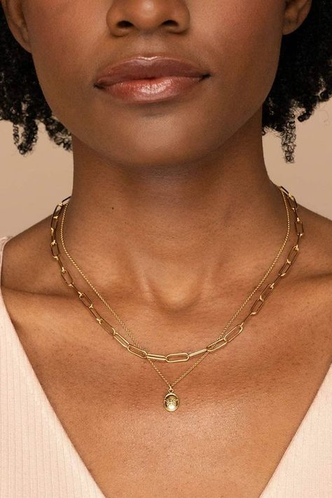 Best Gold Necklaces For Women For Every Budget | 2023 Popular Necklaces 2023, Affordable Necklaces, Popular Necklaces, Middle Aged Women, Bold Necklace, Trending Necklaces, Gold Necklace Women, Trendy Necklaces, Fashion Statement