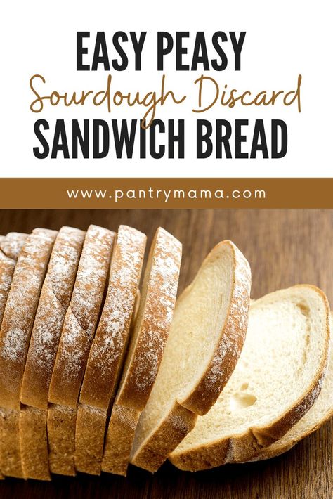 Easy Sourdough Discard Recipes, Sourdough Discard Sandwich Bread, Discard Sandwich Bread, Sourdough Discard Recipes, Recipe Using Sourdough Starter, Sourdough Bread Sandwiches, Dough Starter, Plat Vegan, Sourdough Starter Discard Recipe