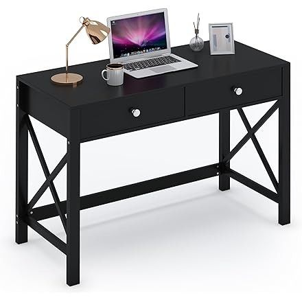 Amazon.com Shopping Cart Small Makeup Vanity, Vanity Desks, Bedroom Study Table, Black Vanity Desk, Desk For Bedroom, Office Desk With Drawers, Small Makeup Vanities, Makeup Vanity Table, Desk Small